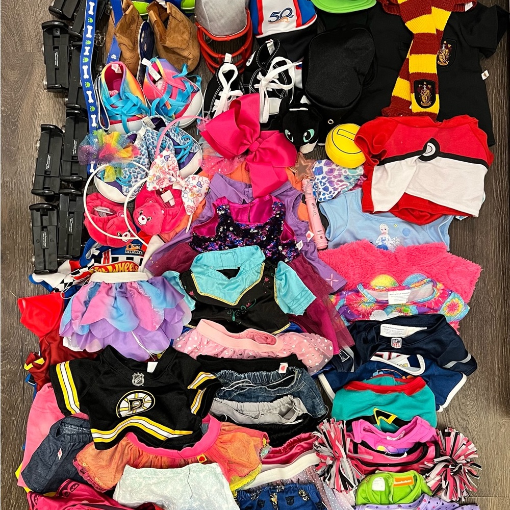 Build-a-Bear clothes and accessories